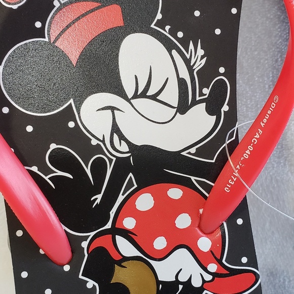 Disney Parks Minnie Mouse Flip Flops - Picture 2 of 4